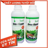 Bộ 2 chai dung dịch thuỷ canh Grow Master  1lit cho rau ăn lá