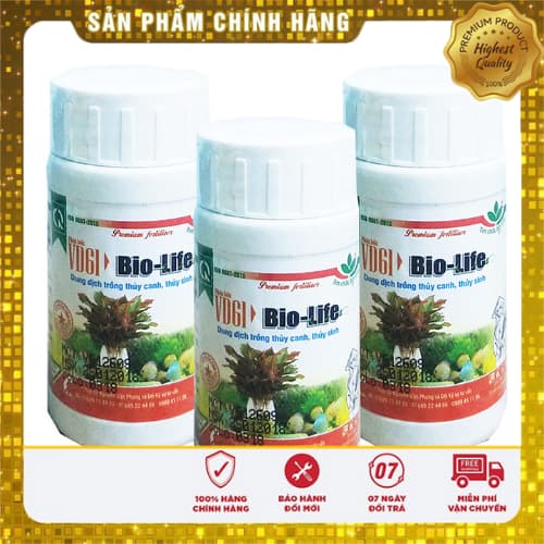 Dung dịch thủy canh BIO-LIE, BIO-GOLD chai 100ml